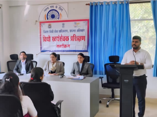 Conducted refresher training for Vidhi volunteers