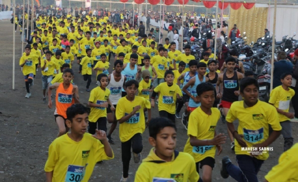 अटल दौड राज्यस्तरीय मॅरेथॉन स्पर्धेत धावले 2164 धावपटू