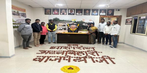 छ. संभाजीनगर- अटल बिहारी वाजपेयीजी यांच्या जयंतीनिमित्ताने दीपोत्सव