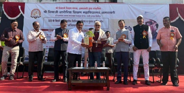 श्री शिवाजी शारीरिक शिक्षण महाविद्यालयातर्फे ४४ व्या विदर्भ राज्यस्तरीय सीनियर महिला व पुरुष शूटिंग बॉल अजिंक्यपद  स्पर्धेचे आयोजन