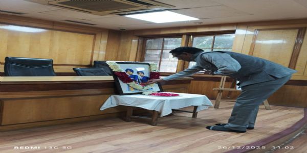 राजधानीत वीर बाल दिवसानिमित्त अभिवादन