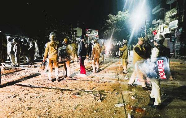 जयपूरच्या चौमू शहरात हिंसाचार