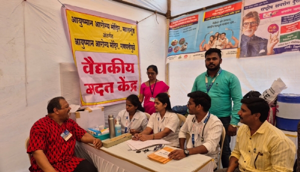 गणपतीपुळे सरस महोत्सवात वैद्यकीय मदत कक्ष