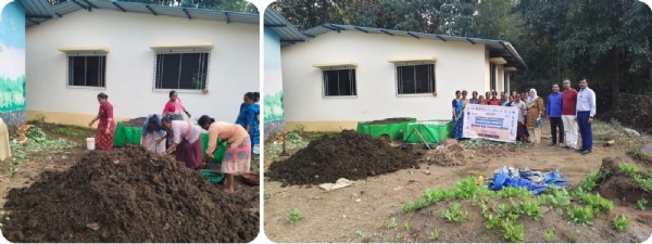 माखजनमध्ये महिला बचत गटांकडून गांडुळखत निर्मिती