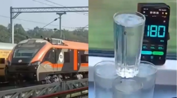 वंदे भारत स्लीपर ट्रेन ताशी १८० किमी वेगाने धावली