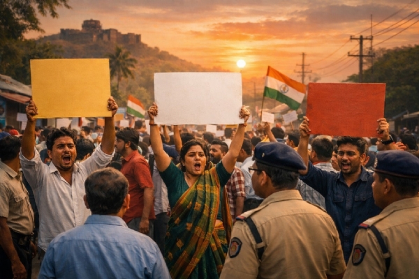 रायगडमध्ये आंदोलनांचा विक्रम: वर्षभरात ४३३ मोर्चे, अनेक प्रश्न अद्याप उरले