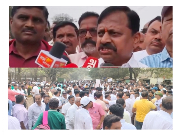 कोल्हापूरातील शिक्षक मोर्चा