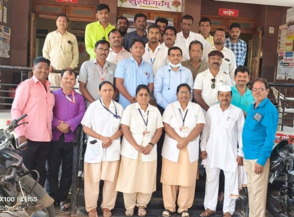 मराठी पत्रकार परिषदेच्या वर्धापन दिनानिमित्त पाटोदा पत्रकारांची आरोग्य तपासणी शिबिर संपन्न* मराठी पत्रकार परिषदेच्या वर्धापन दिनानिमित्त पाटोदा पत्रकारांची आरोग्य तपासणी शिबिर संपन्न*