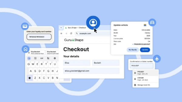 Google Chrome Autofill feature Google Chrome Autofill feature
