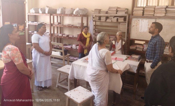 केंद्रीय कुष्ठरोग विभागाकडून  कुष्ठरोग निर्मूलन कार्यक्रमाची पाहणी