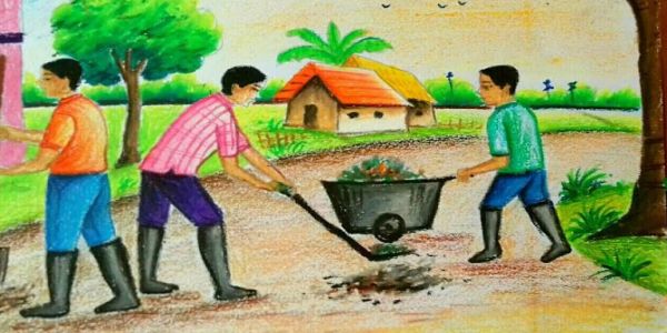 अंजनगाव सुर्जी येथे स्वच्छता कामगारांचे कामबंद आंदोलन