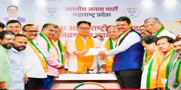 भाजप प्रदेशाध्यक्ष पदासाठी रविंद्र चव्हाणांचा अर्ज दाखल