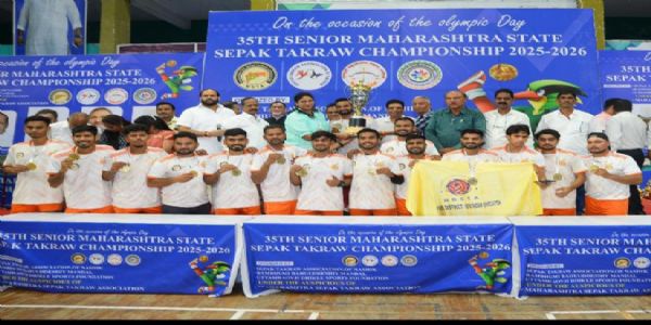 सेपक टकरा स्पर्धा - महिलांमध्ये नाशिक तर पुरुषांमध्ये नागपूरला विजेतेपद