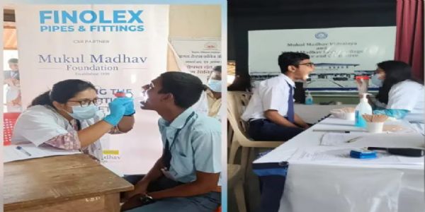 रत्नागिरी : फिनोलेक्स, मुकुल माधवतर्फे २१०० विद्यार्थ्यांची आरोग्य तपासणी