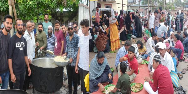 अहिल्यानगर : बारा इमाम कोठला येथे मोहरमनिमित्त भाविकांसाठी भंडारा