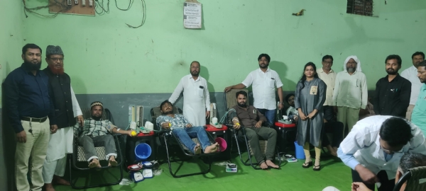 जमियत उलमा-ए-हिंद च्या वतीने रक्तदान आयोजन