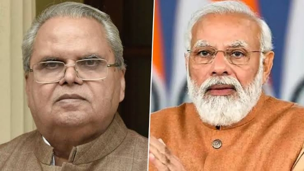 सत्यपाल मलिक  पंतप्रधान मोदी