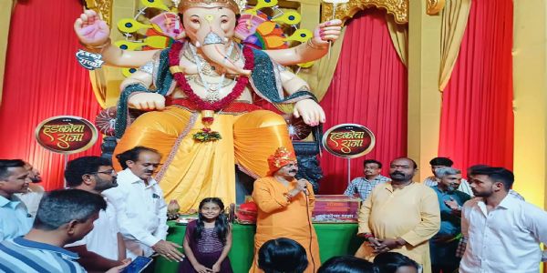 छ. संभाजीनगर : आ. प्रदीप जैस्वाल यांनी विविध गणेश मंडळांना दिल्या भेटी