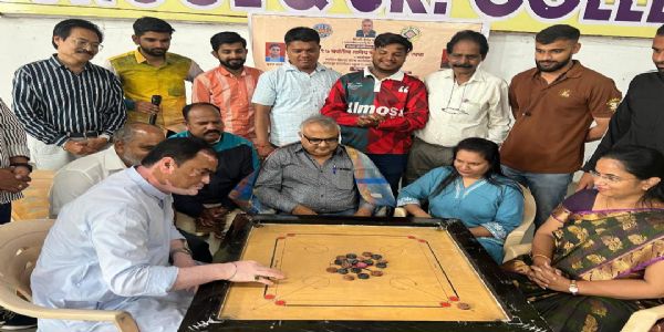 नाशिक जिल्हा कॅरम स्पर्धेला मोठ्या उत्साहात सुरुवात