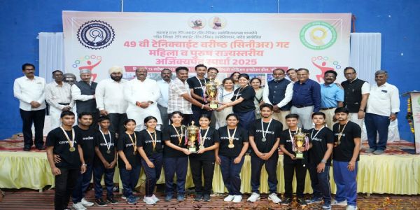 नांदेड - 49 वी राज्यस्तरीय टेनिक्वाईट महिला आणि पुरुष अजिंक्यपद स्पर्धा संपन्न