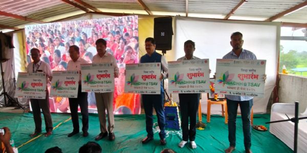 आमदार विलास तरे यांच्या हस्ते स्वच्छता ही सेवा अभियानाचा जिल्हास्तरीय शुभारंभ