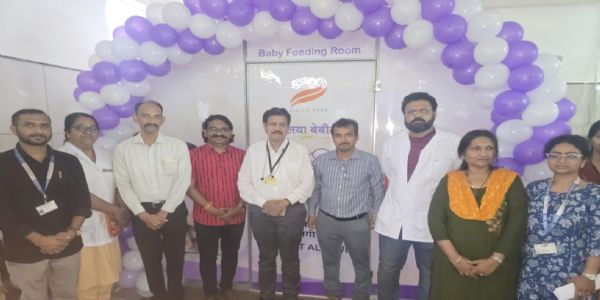 सीपीआर शासकीय रुग्णालयात हिमालया बेबी केअरकडून शिशु आहार केंद्र प्रदान
