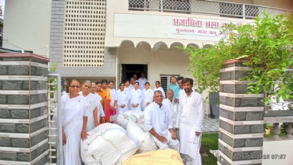 पंजाबमध्ये अतिवृष्टीमुळे प्रभावित पूरग्रस्त भागातील नागरिकांसाठी ब्रह्माकुमारींची मदत