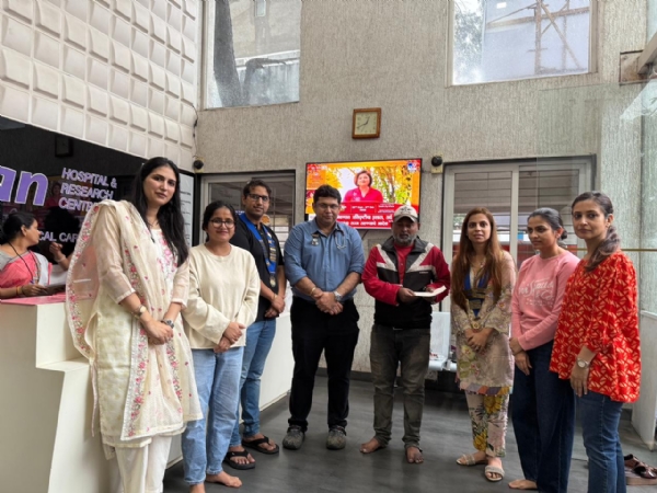 विजन हॉस्पिटल आणि विजनच्या युनिक हेल्थकेअर फाउंडेशनने आरोग्य तपासणी शिबिराने जागतिक हृदय दिन साजरा केला