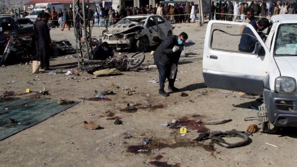 पाकिस्तानच्या क्वेटा येथे बॉम्बस्फोट