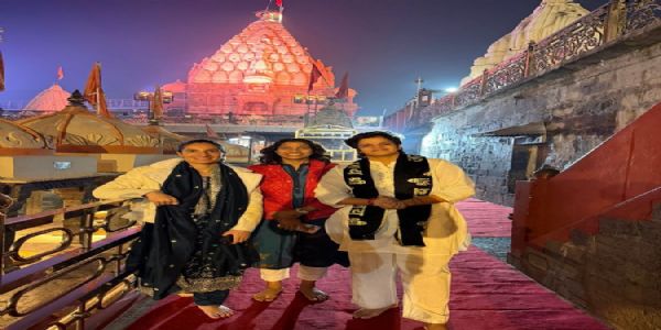 भारतीय महिला संघाची महाकालेश्वर मंदिराला भेट देऊन नवीन वर्षाची सुरुवात