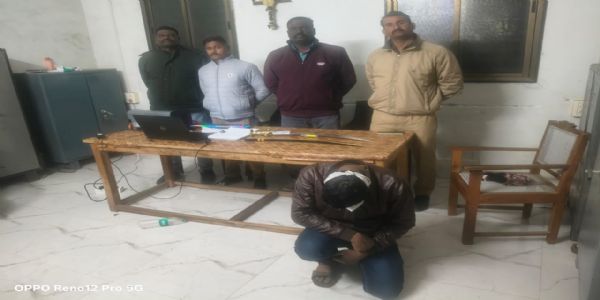 अकोला : धारदार शस्त्रासह आरोपी गजाआड!
