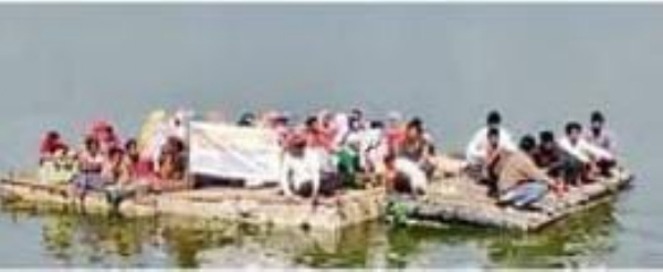 टेंडरला स्थगिती दिली असल्याने हे जलसमाधी आंदोलन तूर्त मागे