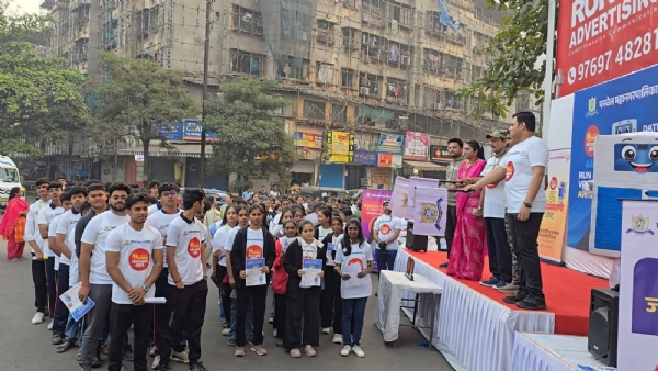 माझे मत–माझा अधिकार; पनवेलमध्ये जनजागृतीची धाव