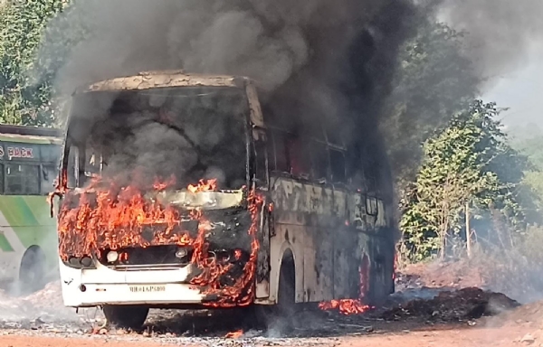 Massive fire near Holi ground