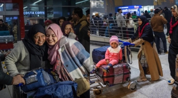 इराणमधून भारतात परतलेले प्रवासी