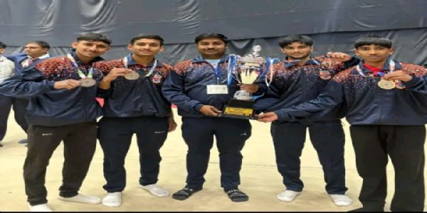 राष्ट्रीय शालेय जिम्नॅस्टिक्स स्पर्धेत परभणीच्या खेळाडूंना ऐतिहासिक रौप्य पदक