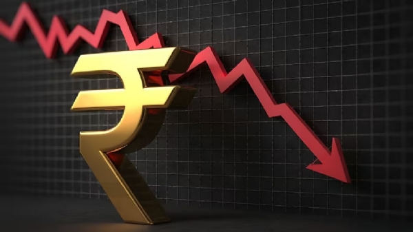 Rupee hits against dollar