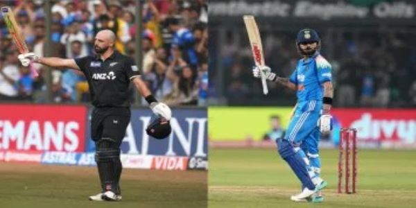 आयसीसी एकदिवसीय क्रमवारी : विराट कोहलीला मागे टाकत डॅरल मिशेल अव्वल स्थानी विराजमान