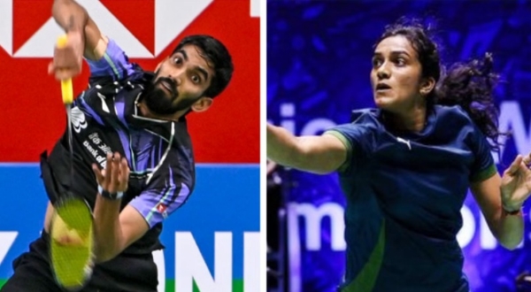 के. श्रीकांत आणि पीव्ही सिंधू