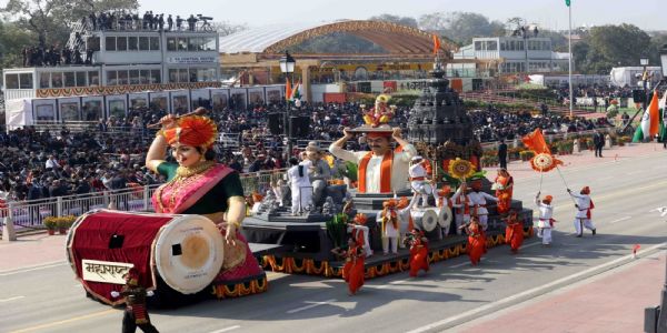 प्रजासत्ताक दिनाच्या संचलनात महाराष्ट्राचा चित्ररथ देशात सर्वोत्कृष्ट