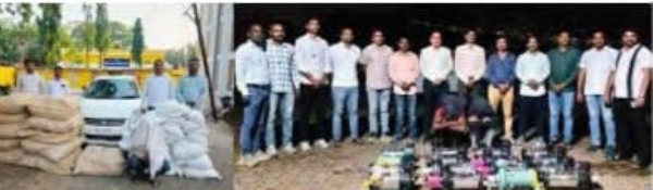 लातूर जिल्हा पोलीस : स्थानिक गुन्हे शाखेची गुन्हेगारीविरोधात प्रभावी धडक २०२५ मध्ये विविध गुन्ह्यांत १७.२६ कोटींचा मुद्देमाल जप्त लातूर जिल्हा पोलीस : स्थानिक गुन्हे शाखेची गुन्हेगारीविरोधात प्रभावी धडक २०२५ मध्ये विविध गुन्ह्यांत १७.२६ कोटींचा मुद्देमाल जप्त