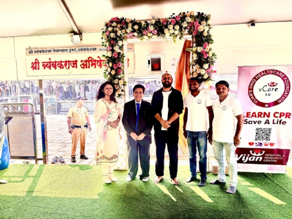 त्र्यंबकेश्वर मंदिर परिसरात एईडी यंत्रणा