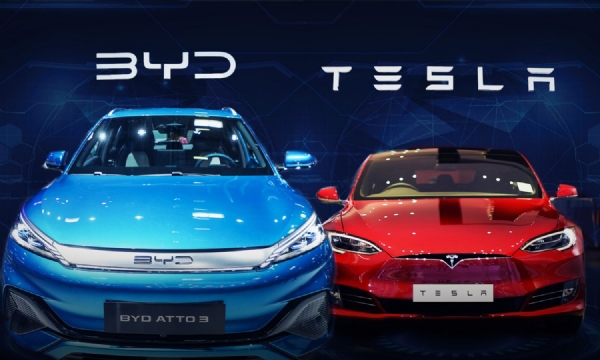 BYD Overtakes Tesla