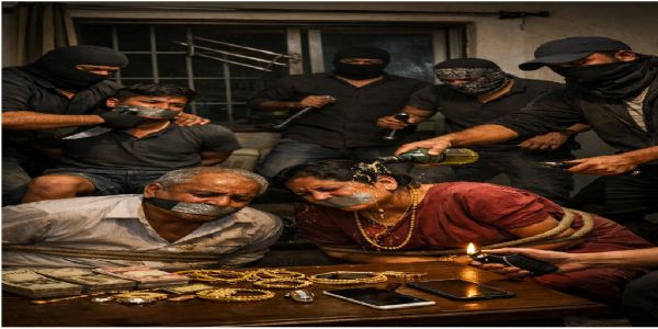 अलिबाग : कुटुंबाला वेठीस धरून १८ लाखांचा दरोडा