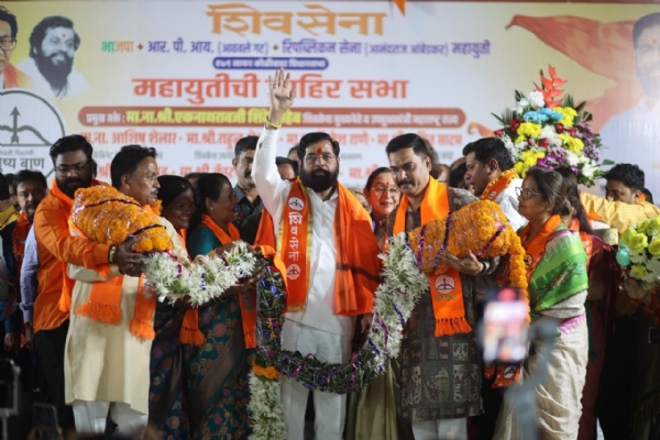 एकनाथ शिंदे महायुती प्रचार मुंबई एकनाथ शिंदे महायुती प्रचार मुंबई