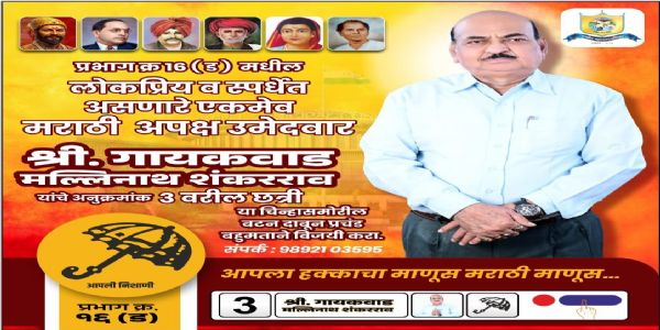 पनवेल - अपक्ष उमेदवार मल्लिनाथ गायकवाड यांनी शपथपत्राद्वारे भ्रष्टाचार न करण्याची दिली ग्वाही