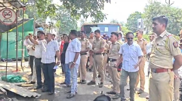 Dispute over encroachments within Neral Gram Panchayat limits flares up: Gorakh Shep temporarily suspends hunger strike on the fourth day.
