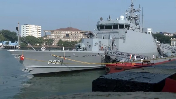 INS MANGROL COMMISSIONED INDIAN NAVY