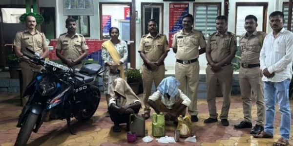 माणगावमध्ये गावठी दारूविक्रीवर दोन छापे; २.९१ लाखांचा मुद्देमाल जप्त