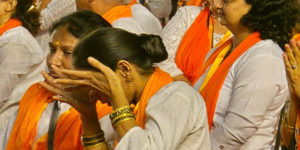 नाशिक : तब्बल ५१७ जणांच्या सामूहिक शंखनादाने साधला विश्वविक्रम